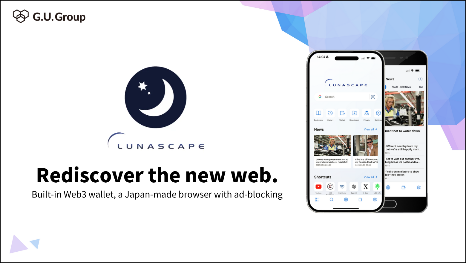 Web Browser “Lunascape Mobile” Launches ver.15 with Stablecoin and Crypto Asset Support
