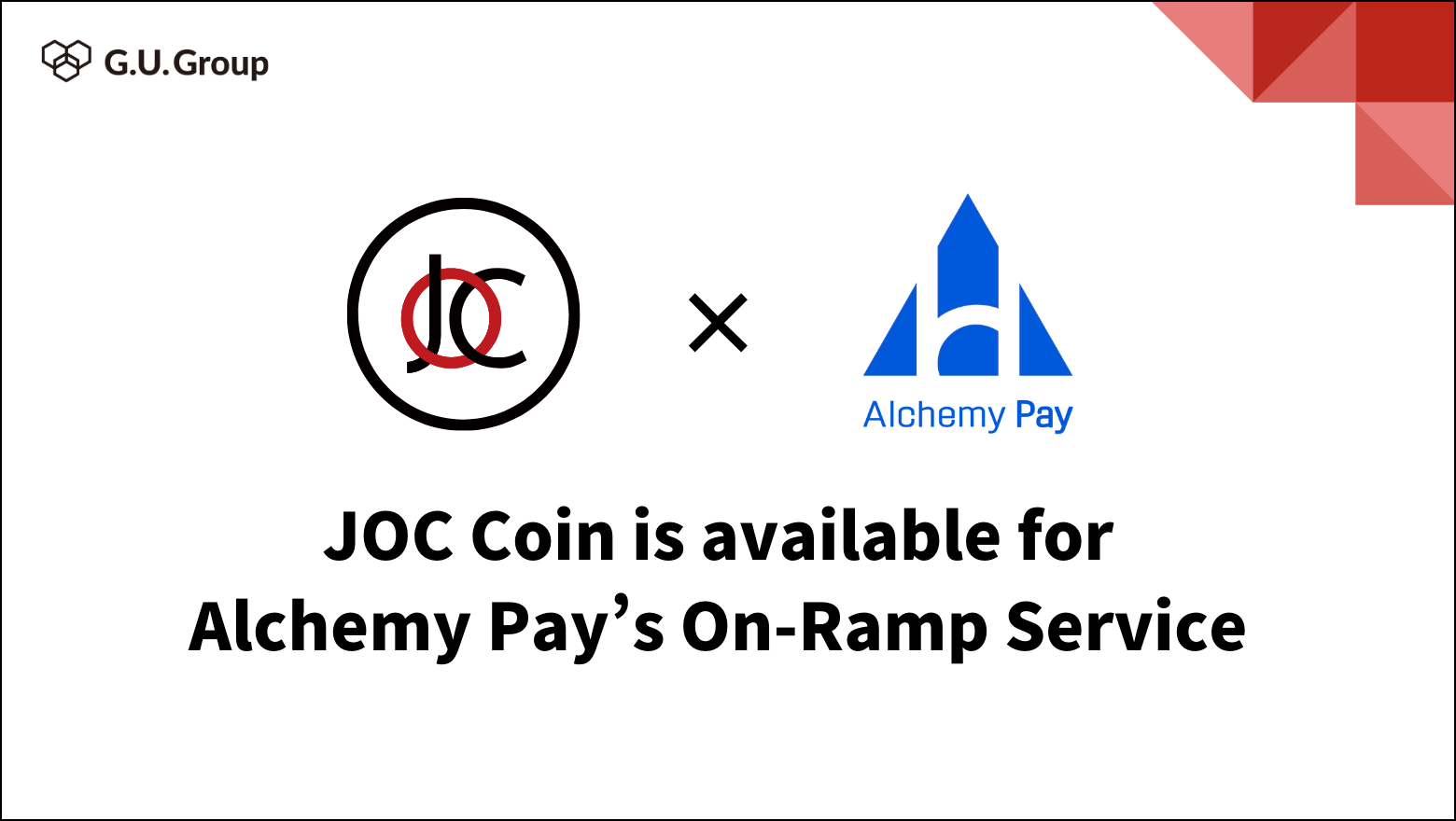 JOC Coin is available for Alchemy Pay’s On-Ramp Service